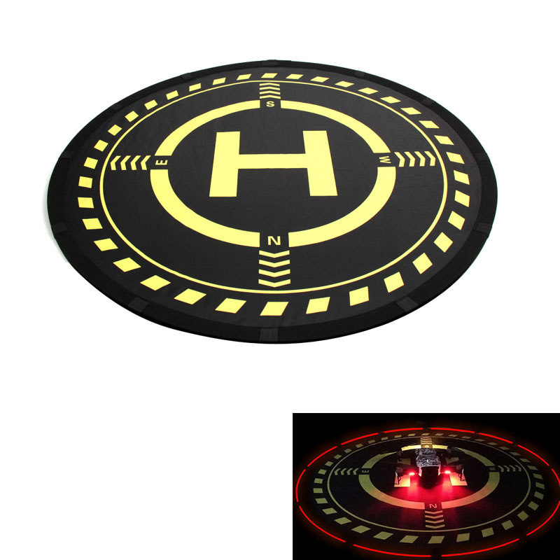 Drone Landing Pad - Drone Parking Apron dengan Lampu Malam