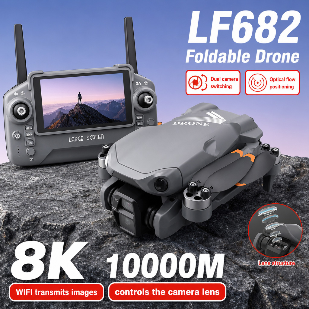 Drone Battery Adapter - Foto Udara Drone LF682 8K HD