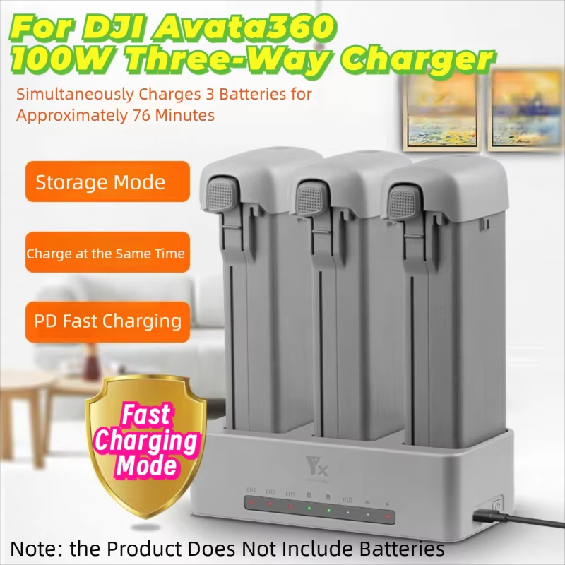 Drone Power Bank - Untuk Baterai Drone DJI AVATA360, Hub
