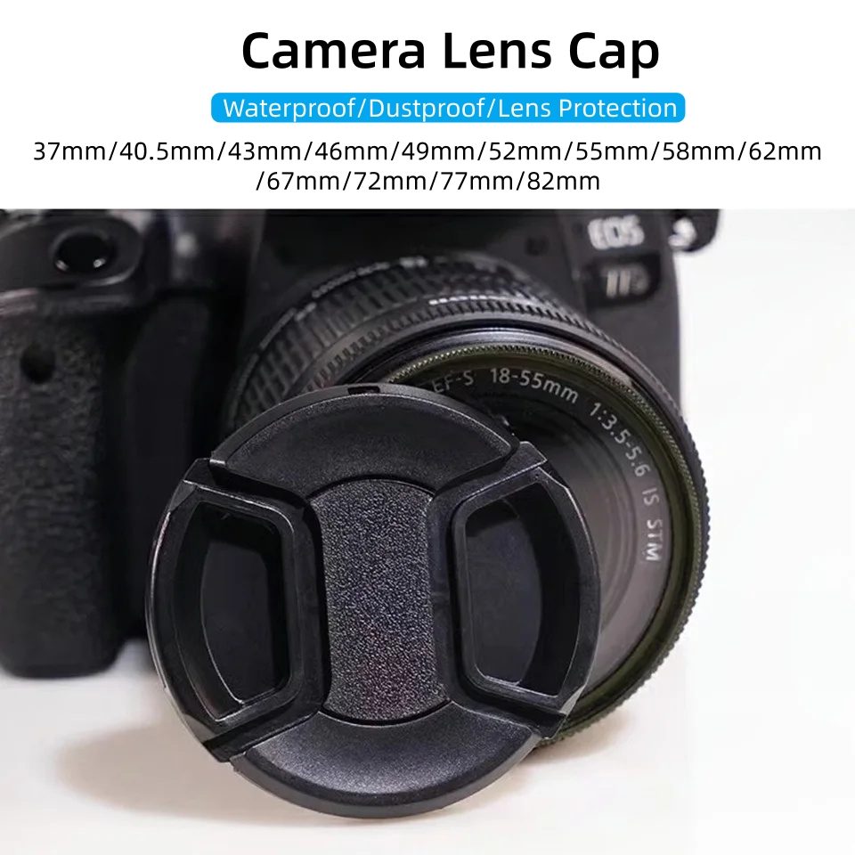Canon Camera Eos R50 - Tutup Lensa Kamera 37mm 40.5mm 43mm