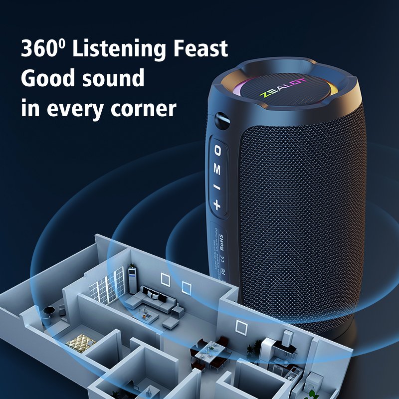 ZEALOT S49 Speaker Bluetooth 3 - Holy Stone Drone Hs175 ulasan dan harga