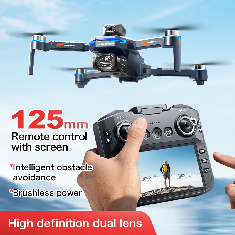 Drone Udara GT8 Penghindar Rin - Drone Controller Screen ulasan dan harga