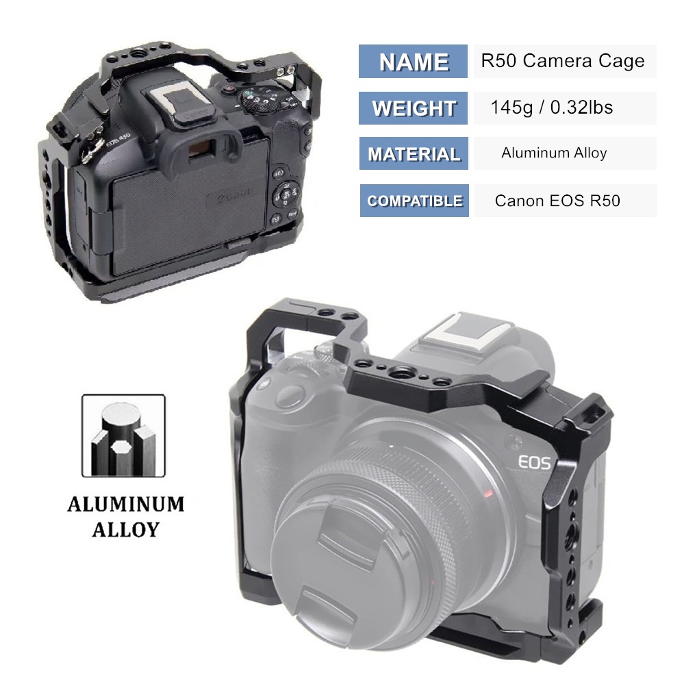 R50 Camera Cage untuk Canon EO - Canon Camera Eos R50 ulasan dan harga
