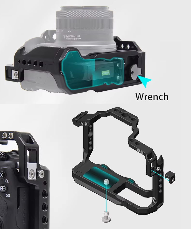 R50 Camera Cage untuk Canon EO - Canon Camera Eos R50 ulasan dan harga